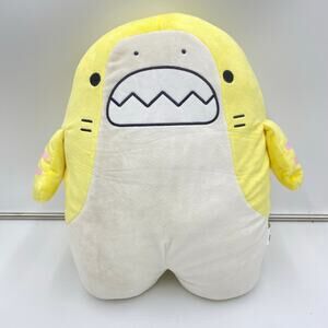 Samezu Yellow Shark Pink Lemonade Pastel 14" Mochi Plush NWT Round One